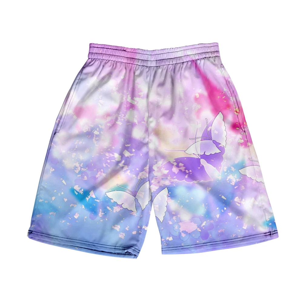 

Butterfly Beach Shorts Men's and women's clothing 3D digital printing casual shorts Fashion trend couple Pants