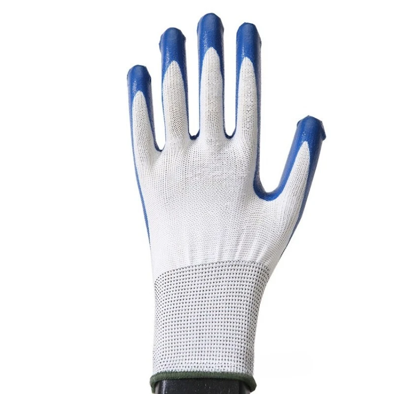Gloves Ding Qing dipping glued gloves protective thin glue work