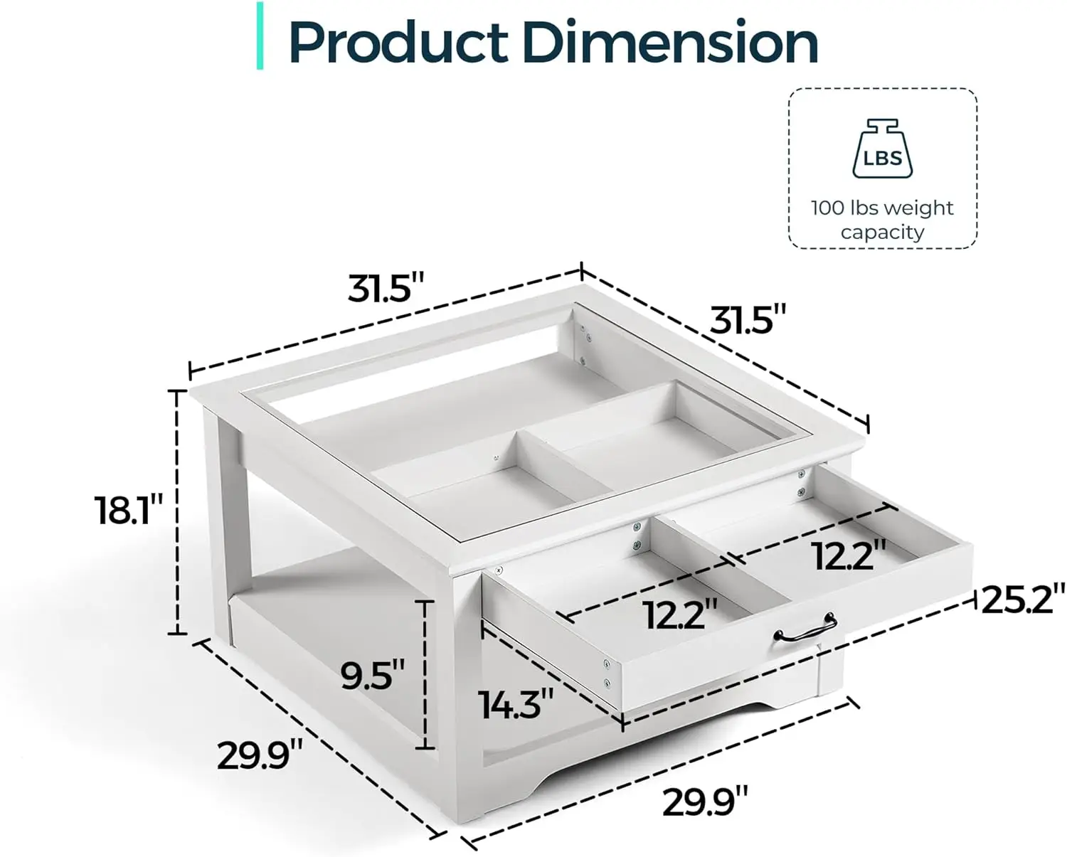 Coffee Table, 31.5