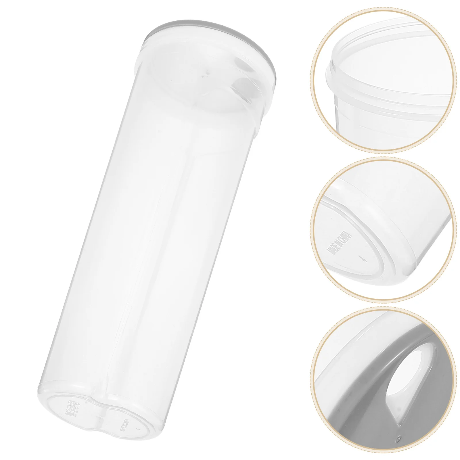 الوقوف السباغيتي الحاويات صندوق تخزين المواد الغذائية واضحة للحبوب الفاصوليا المكسرات الحبوب الأرز القهوة الشاي مقاوم للرطوبة الدورية