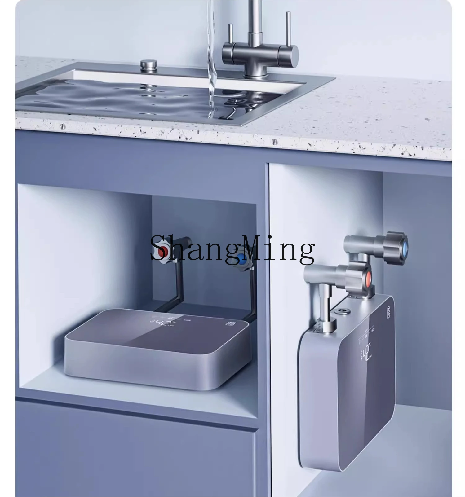 ZYY instantáneo hogar cocina baño debajo del mostrador lavavajillas pequeña cocina tesoro calentador de agua