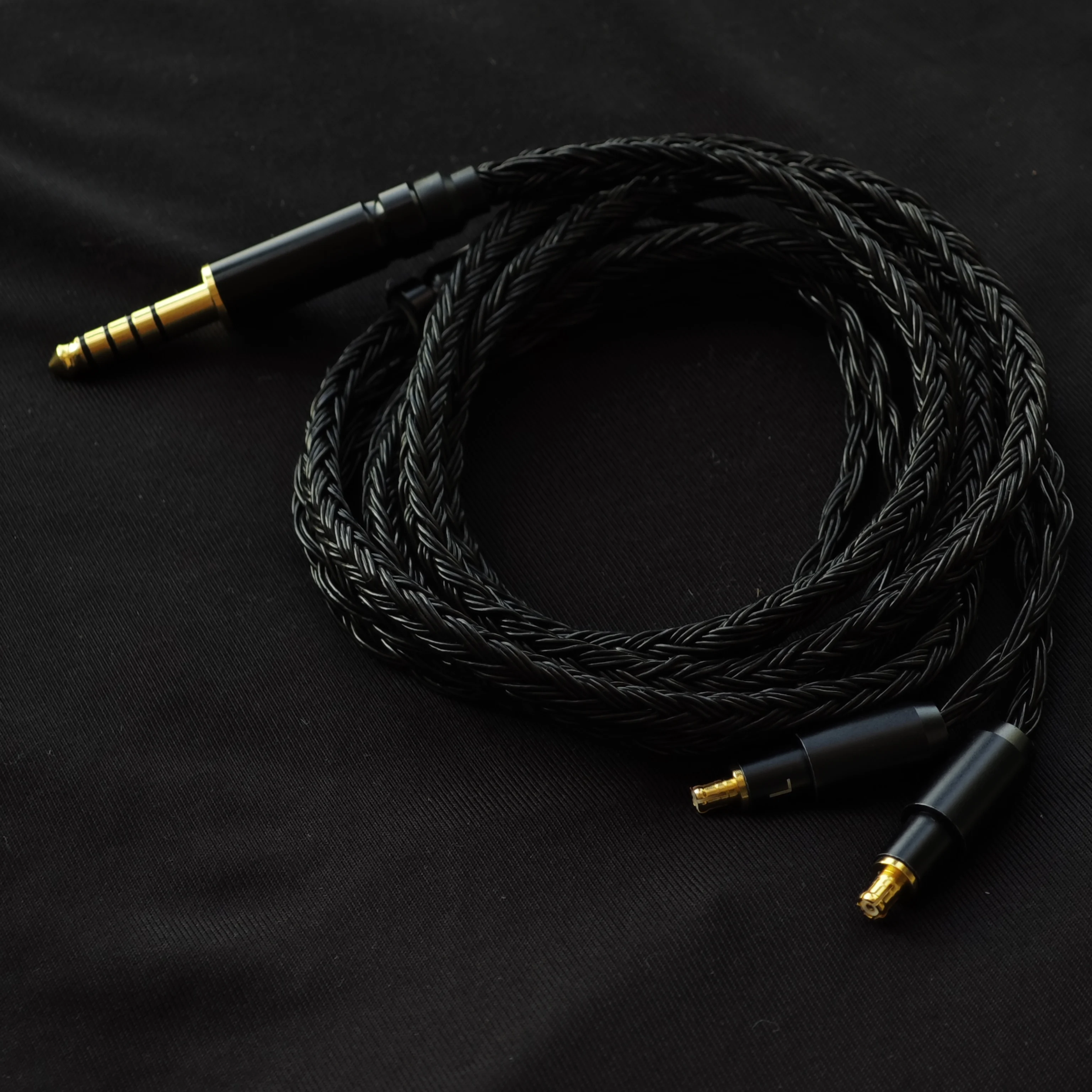 Para Audio-Technica MSR7B ESW950 ES770H SR9bt Cable de actualización Premium 24 núcleos OCC plateado 4,4 mm/2,5 mm equilibrado