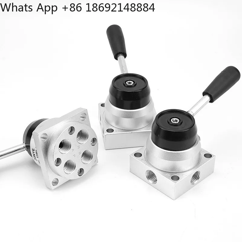 Pneumatic hand valve K34R6-8D/L/A/S cylinder control reversing switch manual valve two-position four-way hand valve