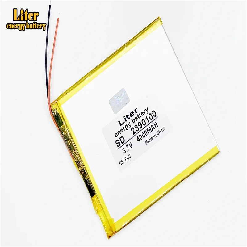 

2890100 3.7V,4000mAH (polymer lithium ion battery) Li-ion battery for tablet pc 7 inch 8 inch 9inch