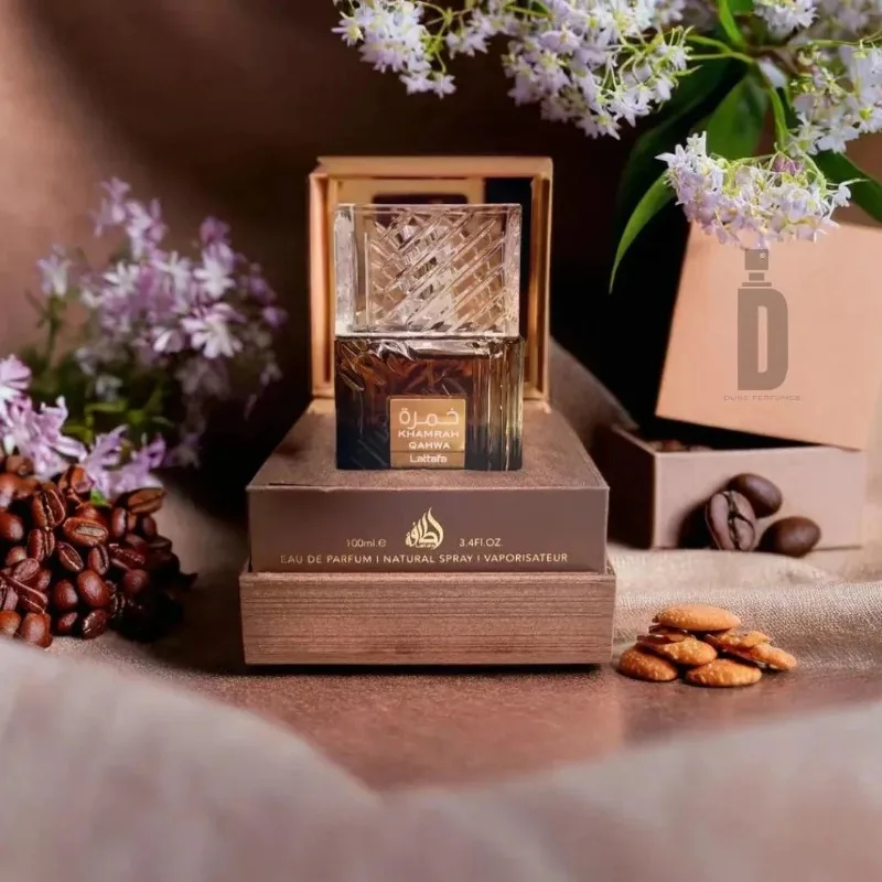 Lattafa Khamrah Qahwa Eau de Parfum Spray للجنسين 100 مل عطور عربية أصلية دائمة عطر فانيليا شرقية مكياج كولونيا #4