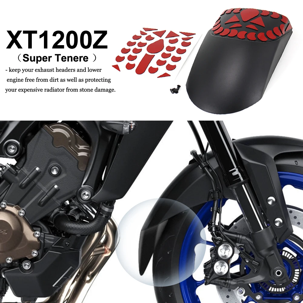 Motorcycle Front Wheel Fender Extension Mudguard Splash Guard For Yamaha XTZ1200 XTZ 1200 XT 1200 Z XT1200Z Super Tenere 2010-