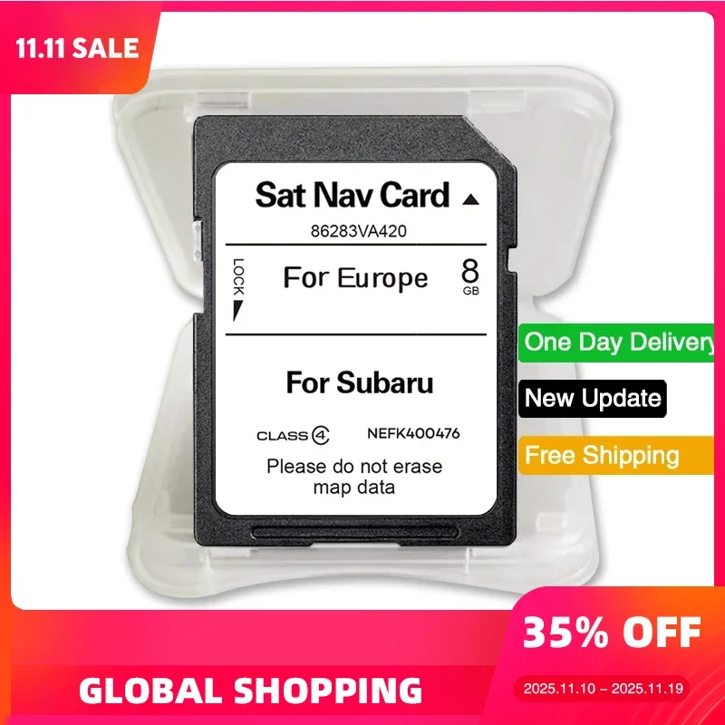

Memory Card for Subaru BRZ Forester Impreza Car 2023 Navigation SD Card 8GB GPS Map Version Card Navi 86283VA420 Sat Nav