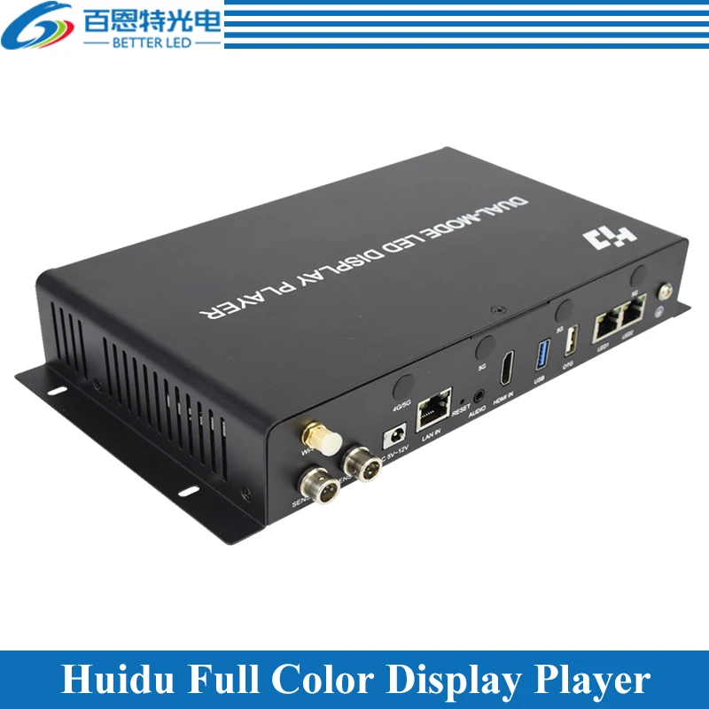 

Huidu HD-A4L A5L With WiFi Synchronous and Asynchronous Dual Mode Full Color LED Display Multimedia Player