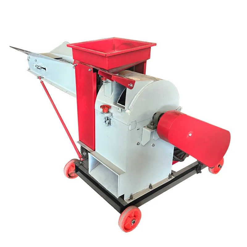 Forage pulping machine ultra-fine crushing breeding dry and wet grass corn straw grass grinding machine pulverizer pulper