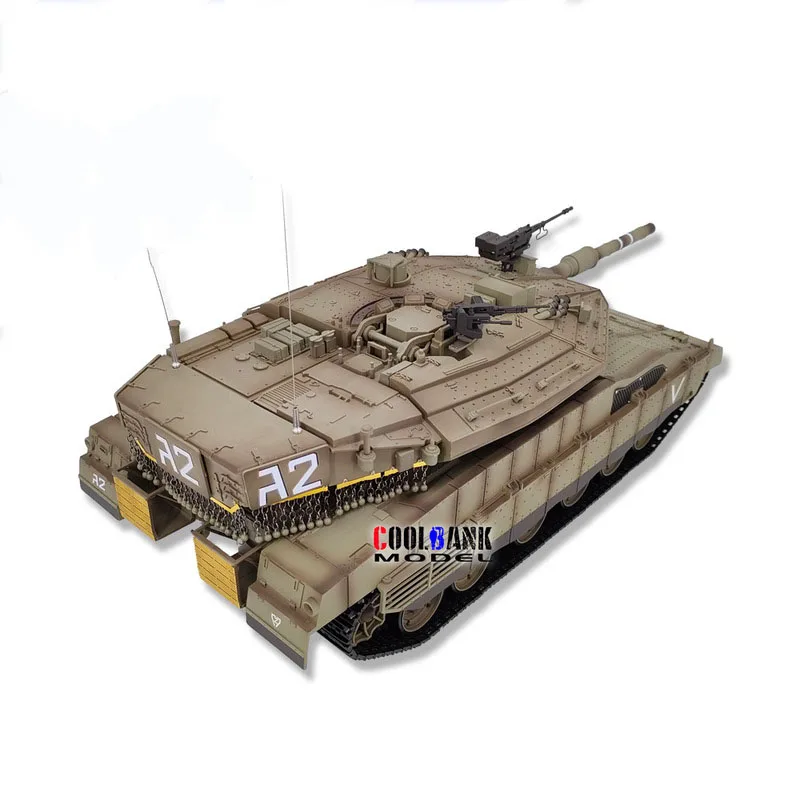 Henglong New 3958 Product Merkava Main Battle Tank Large Adult Remote Control Electric Military Collection Model Boy Toy Car Gif