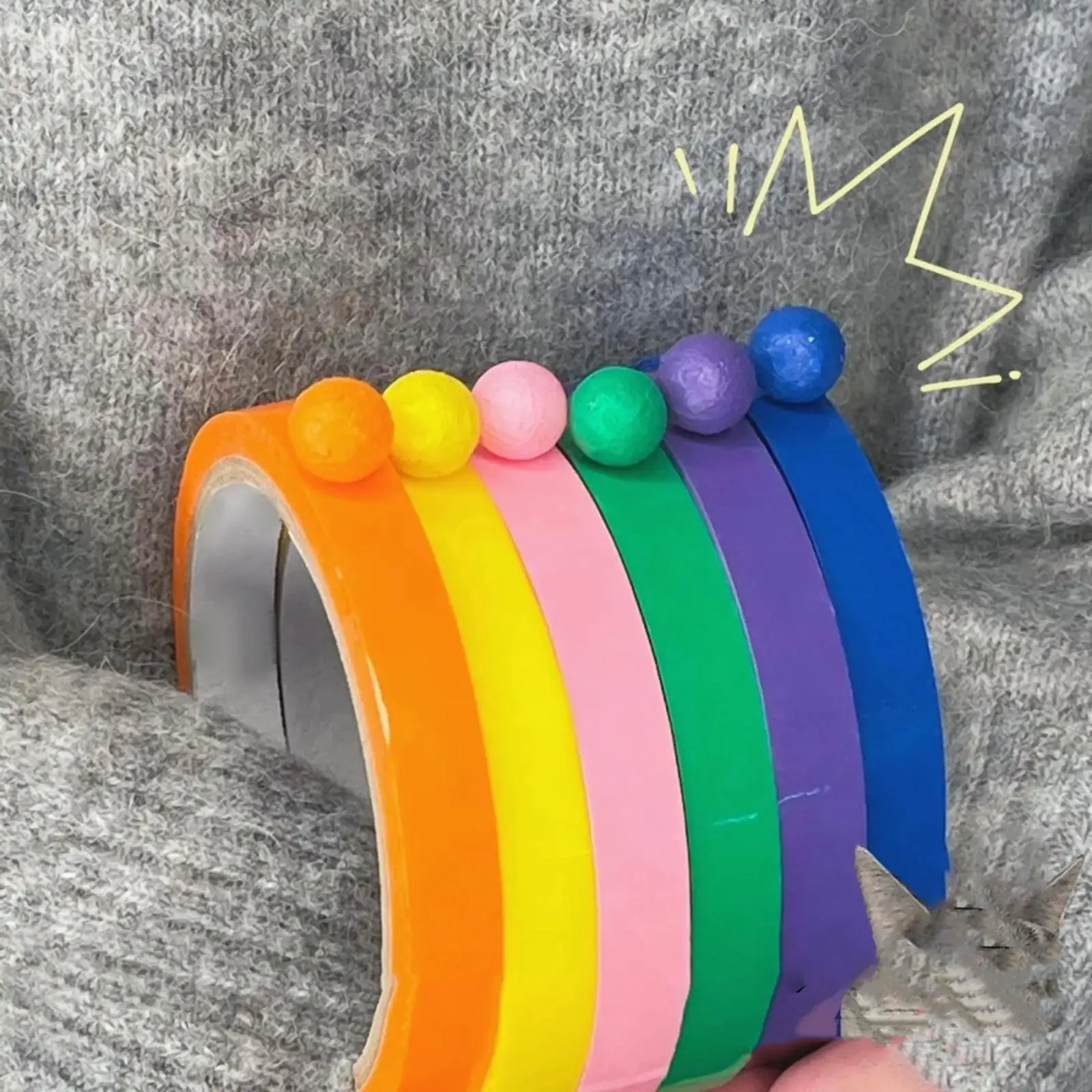 

6Pcs Funny Sticky Ball Tapes Sticky Ball Rolling Tape for Relaxing
