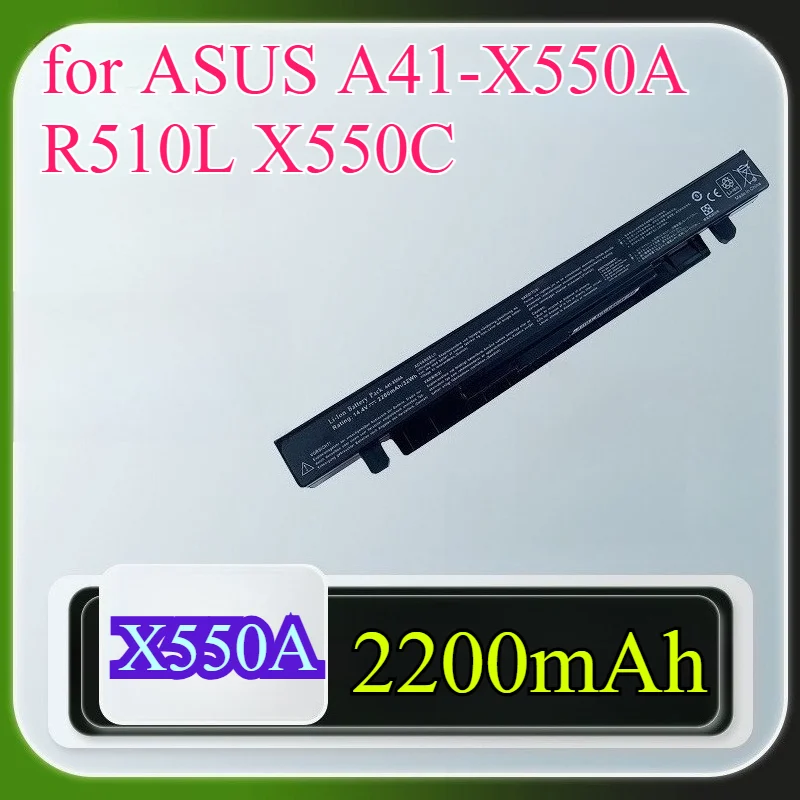 

Сменный аккумулятор X550A 2200 мАч для ASUS A41-X550A R510L X550C A550J A550V, совместимый литий-ионный аккумулятор для ноутбука серии ASUS X