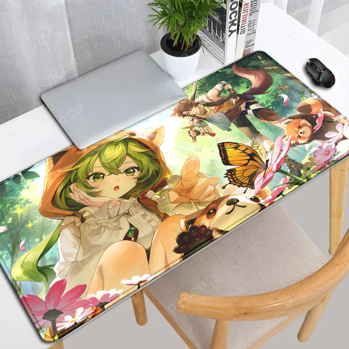 Game Chiori Aihara Mahjong Soul teclado mouse pad Mat Keyboard Pad Flat mousepad Desk Mat Accessory Gaming Office Computer Work