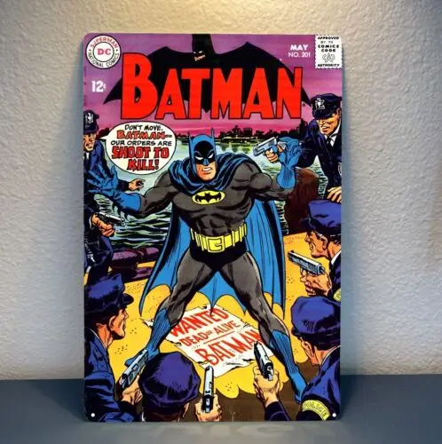 

201 Movie Metal Poster Tin Sign - 20x30cm Comic Book Plate-aluminum