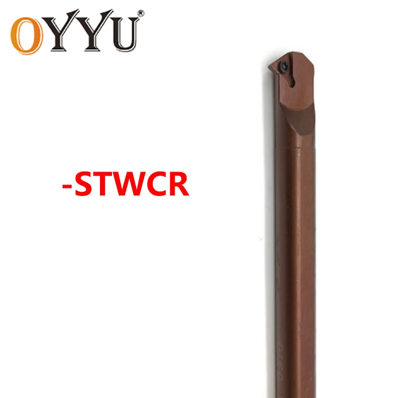 OYYU STWCR D08K-STWCR09 D12M-STWCR11 Spring Steel Internal Turning Tool Holder D10K D14N D16Q STWCR09 STWCR11 CNC Lathe Cutter