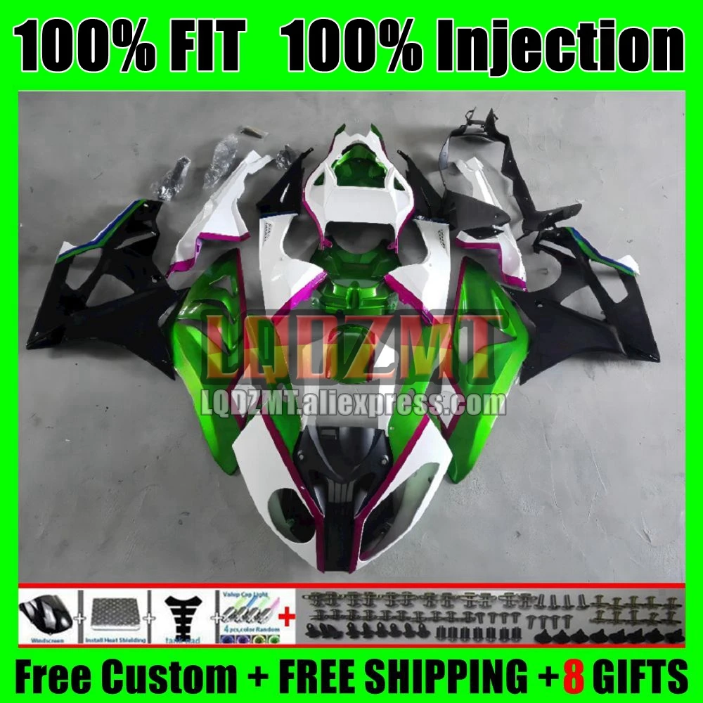 OEM Body For BMW S1000 Pearl green S 1000 RR CC 1000RR 17-18 103No.40 1000CC S1000RR S1000-RR 17 18 2017 2018 Injection Fairing