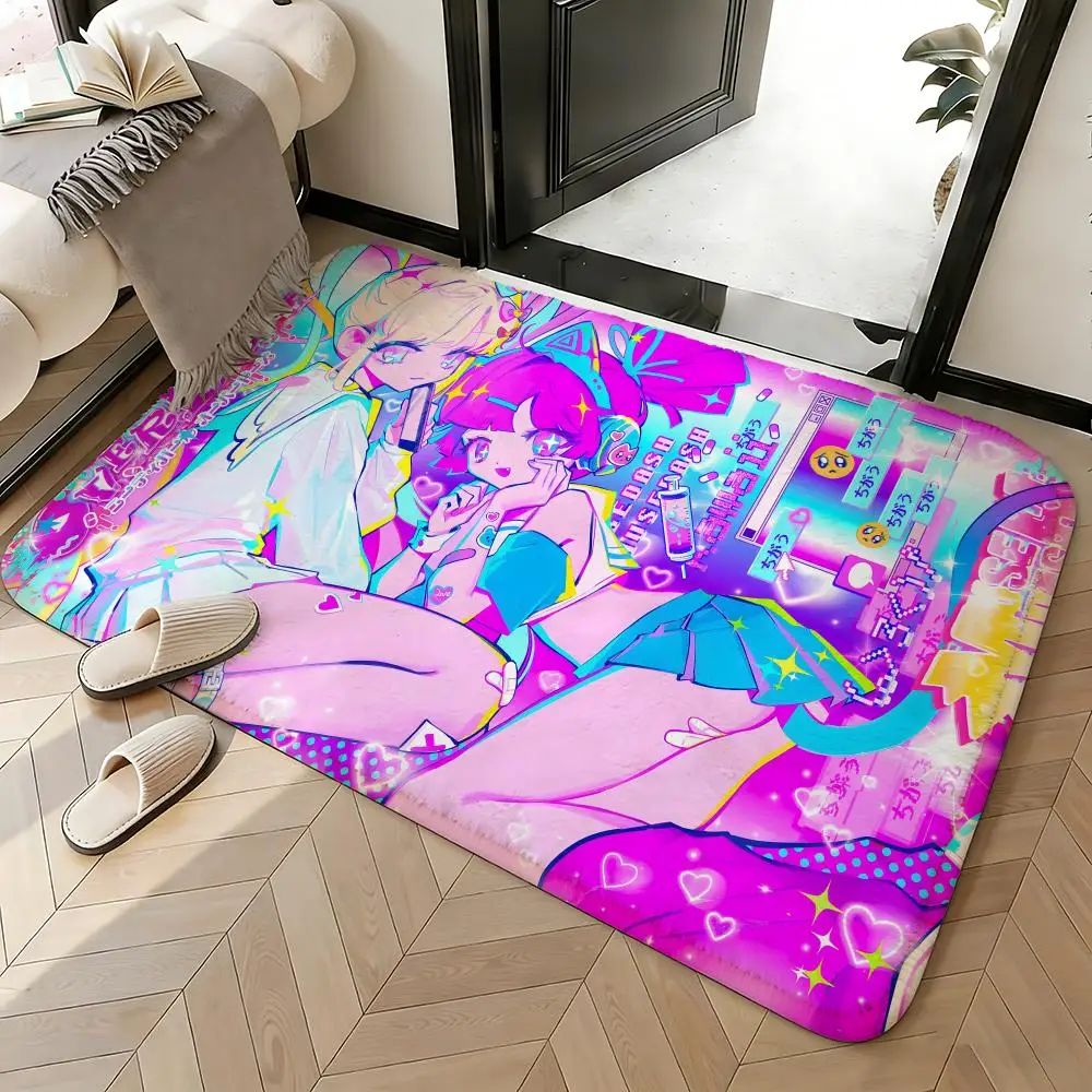 Soft Absorbent Non-Slip Rug Game Needy Streamer Overload Floor Mat Home Decor Doormat Bedroom Floor Mat Shower Carpet