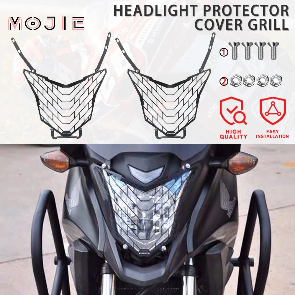 

Motorcycle CB500X 400X CB650F CBR650F Accessories Headlight Protection Cover Grille Guard For Honda CB500X CB400X 2019-2021 2022