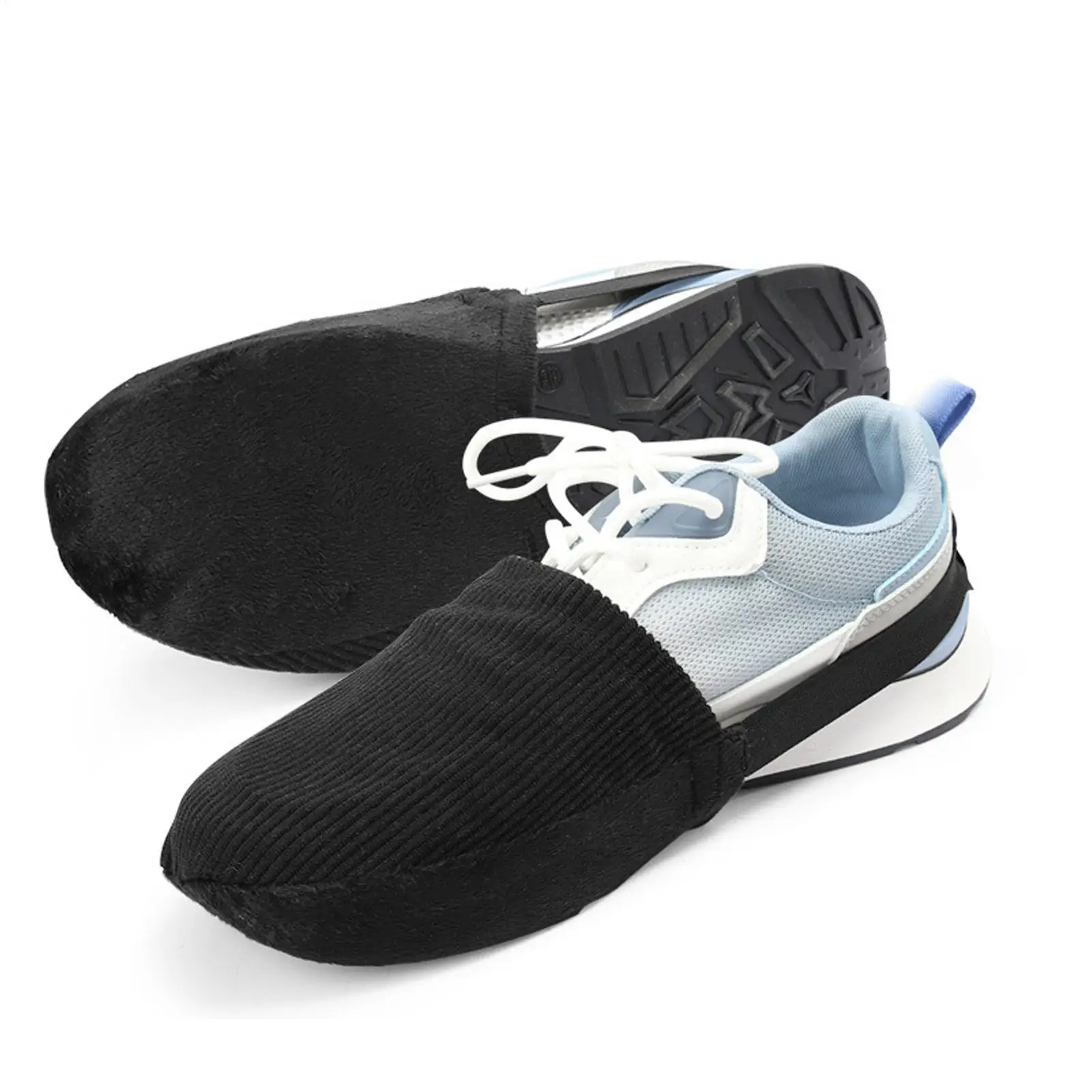 

Non-Slip Bowling Shoe Slider Covers With Elastic Band Adjustable Bowling Bowling uniform sports sliding shoe cover single set