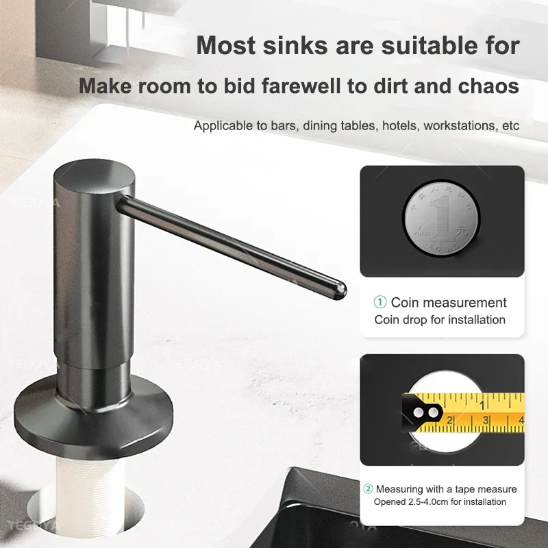 Дозатор для мыла для раковины, пресс для мытья посуды, экстрактор для кухни, бытовая раковина, моющее средство, пресс для раковины, бутылка