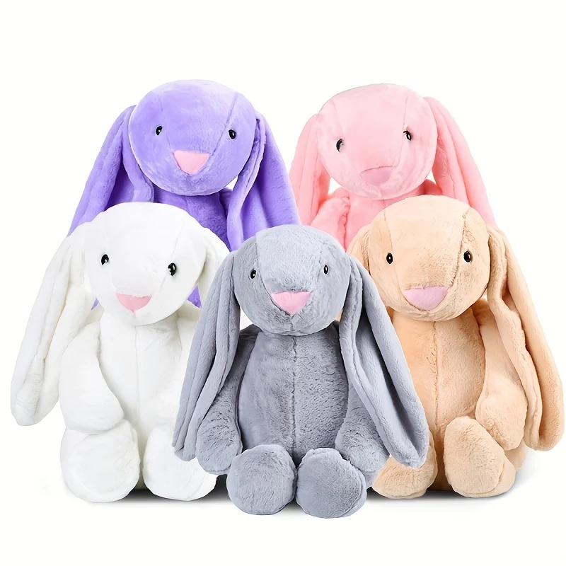 1pc Rabbit Doll 11.8inch/30cm Long Ears Plush Doll Plush Toy, Plush Toy Gift 【Valentine\'s Day 】【Easter Day】For Best Gift