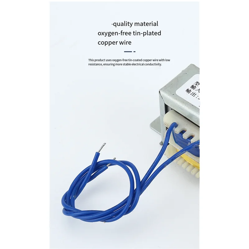 

AT43-Power Supply Audio Transformer 5W Anti-Jamming Double Input/Single Input 220V Spot Welder Safety Isolation Low Frequency