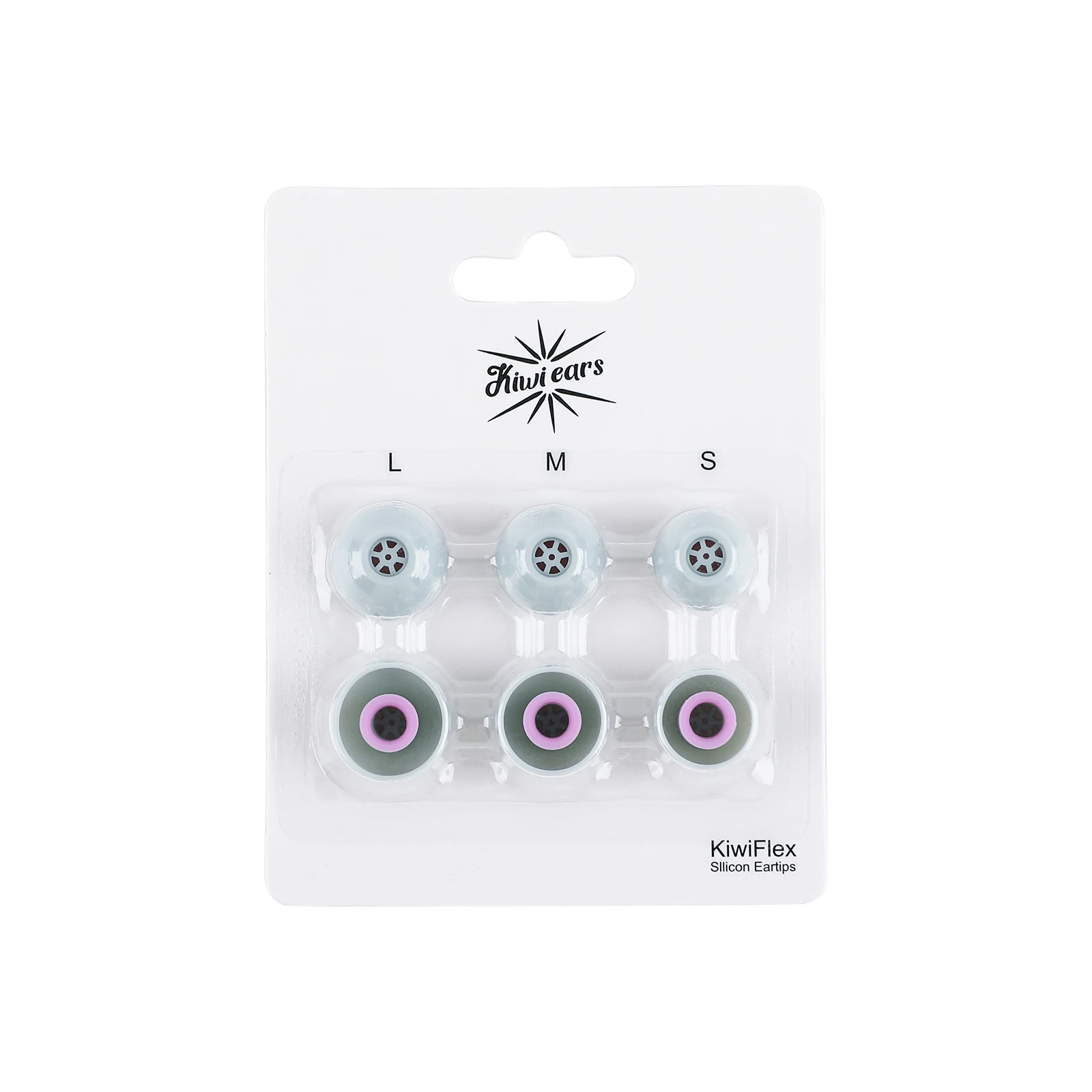 Kiwi Ears Flex Ear Tips 3 pary S/M/L wymiana silikonowych końcówek IEM dla KZ ZS10 Pro X, słuchawek przewodowych/bezprzewodowych Singolo — zdjęcie produktu 6