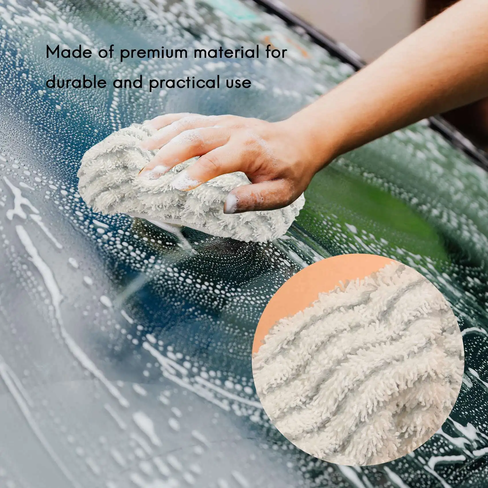 6 Pcs Microfibre Cloth Pads Replacement for Rowenta Clean&Steam ZR005801 Cleaner Accessory,Washable and Reusable image 5