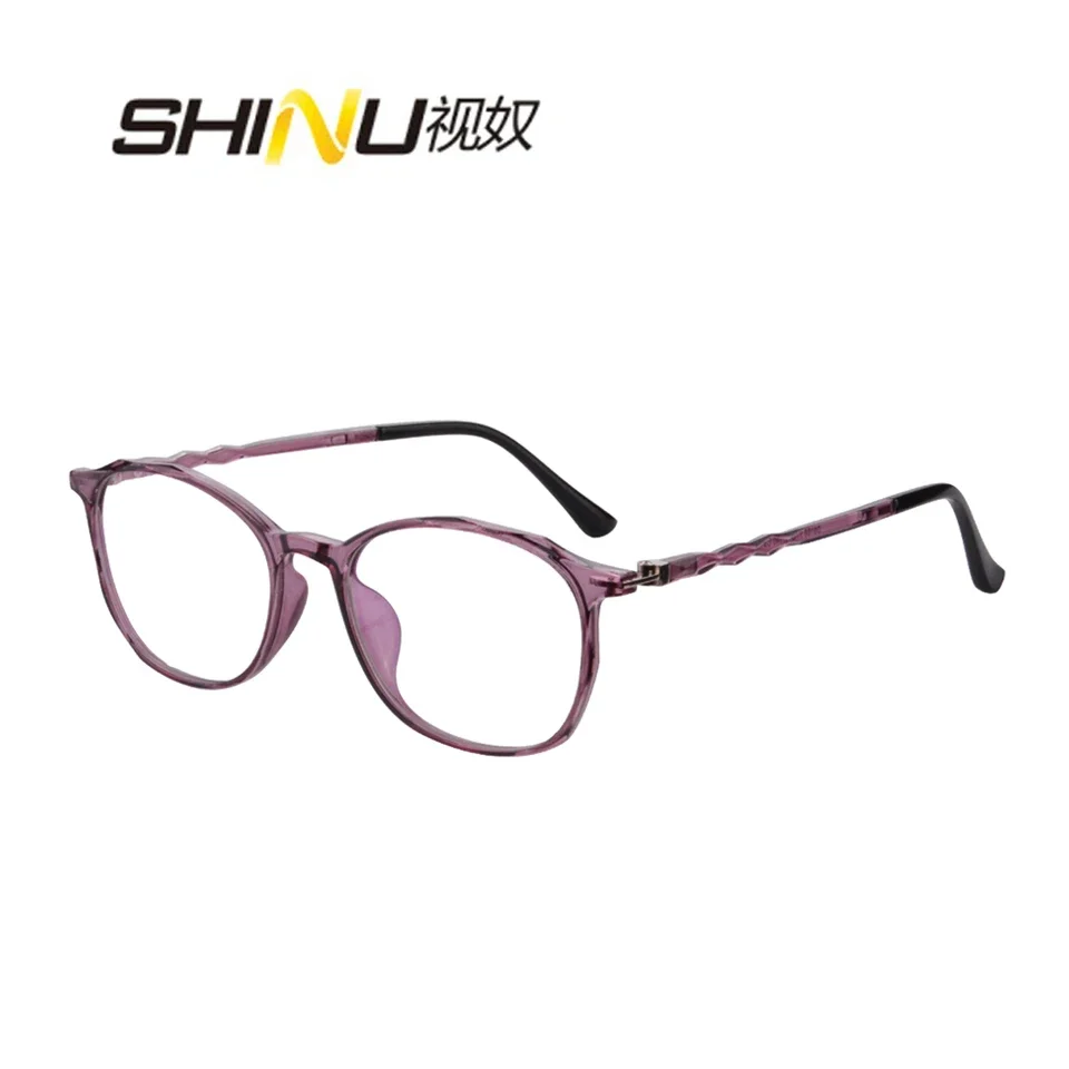 

Prescripion Glasses Women TR90 Retro Vintage Round Glasses Optical Lens with Recipe Multifocal Reading Glasses Photochromic