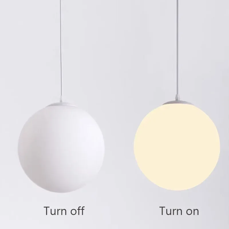 Nordic Pebble pendant lights LED design living dining room Personality Glass pendant lamp shopping mall bedroom cafe lighting