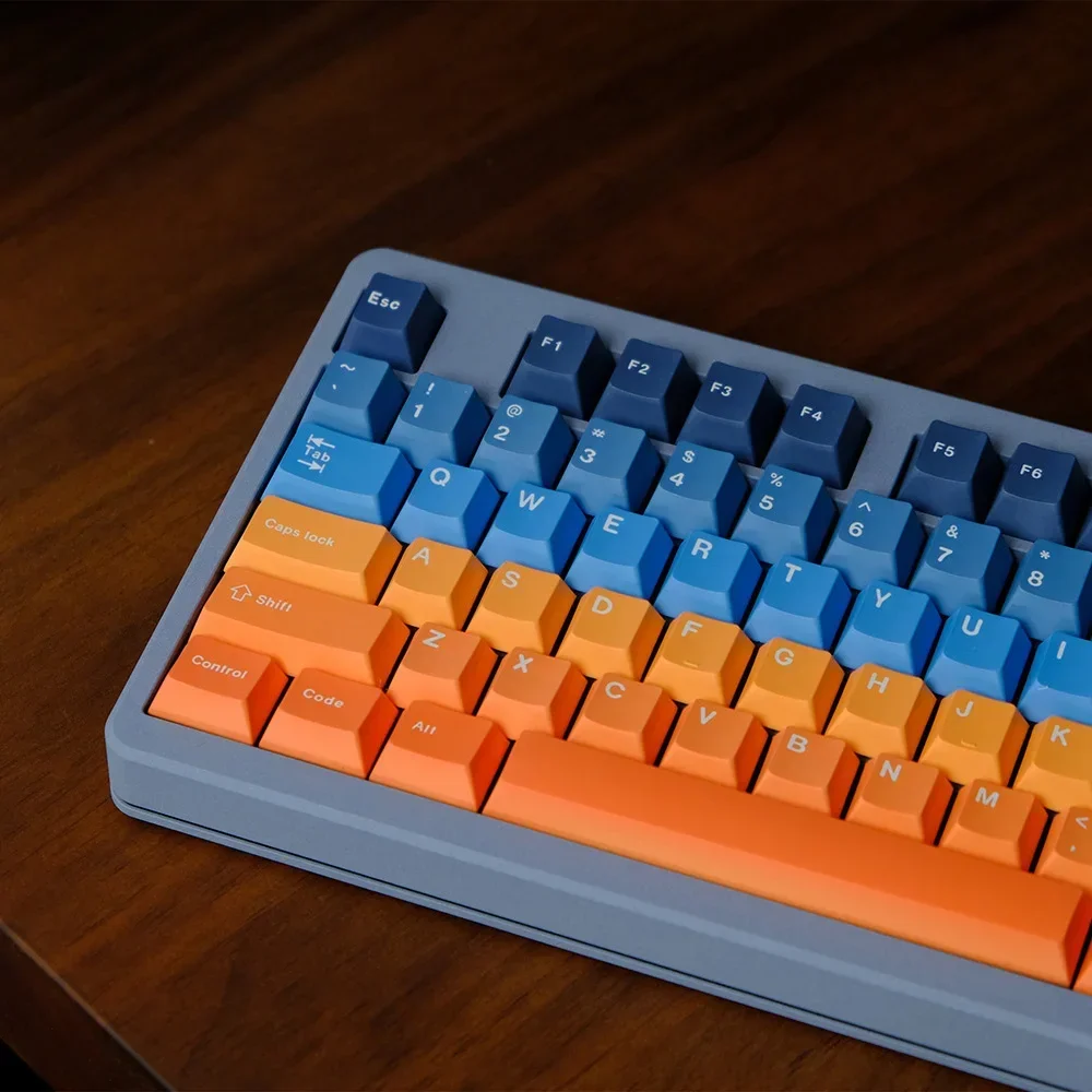 

Gradual change Skyline Original PBT Sublimation Keycaps Suitable for Game Mechanical Keyboard Customization/980/87/108