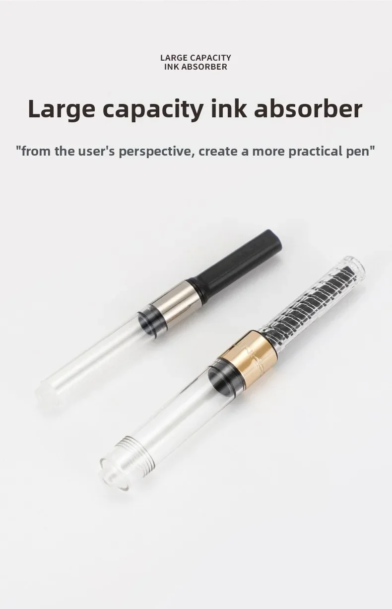 JINHAO X169 / 59 Füllfederhalter mit Goldclip, Eleganter Schwarzer Stift mit EF/F/M Feder, Schreibstift Pk 9019, Büro- und Schulbedarf, Schreibwaren – Detail 6