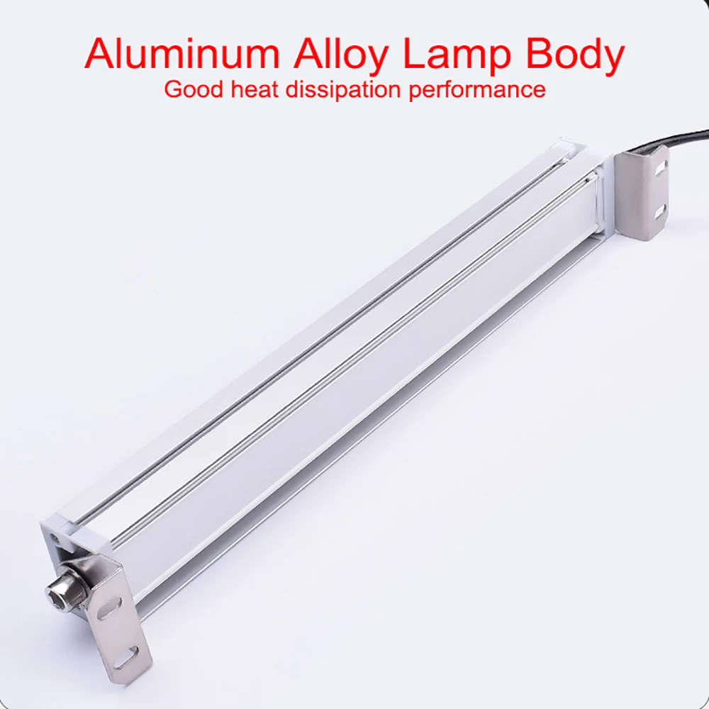 Machine Work Tool Lights LED Industrial Lamp 100% Waterproof Oil-proof Dust-proof Strip Bar Lamps 22CM 35CM 40CM 52CM 220v 24v