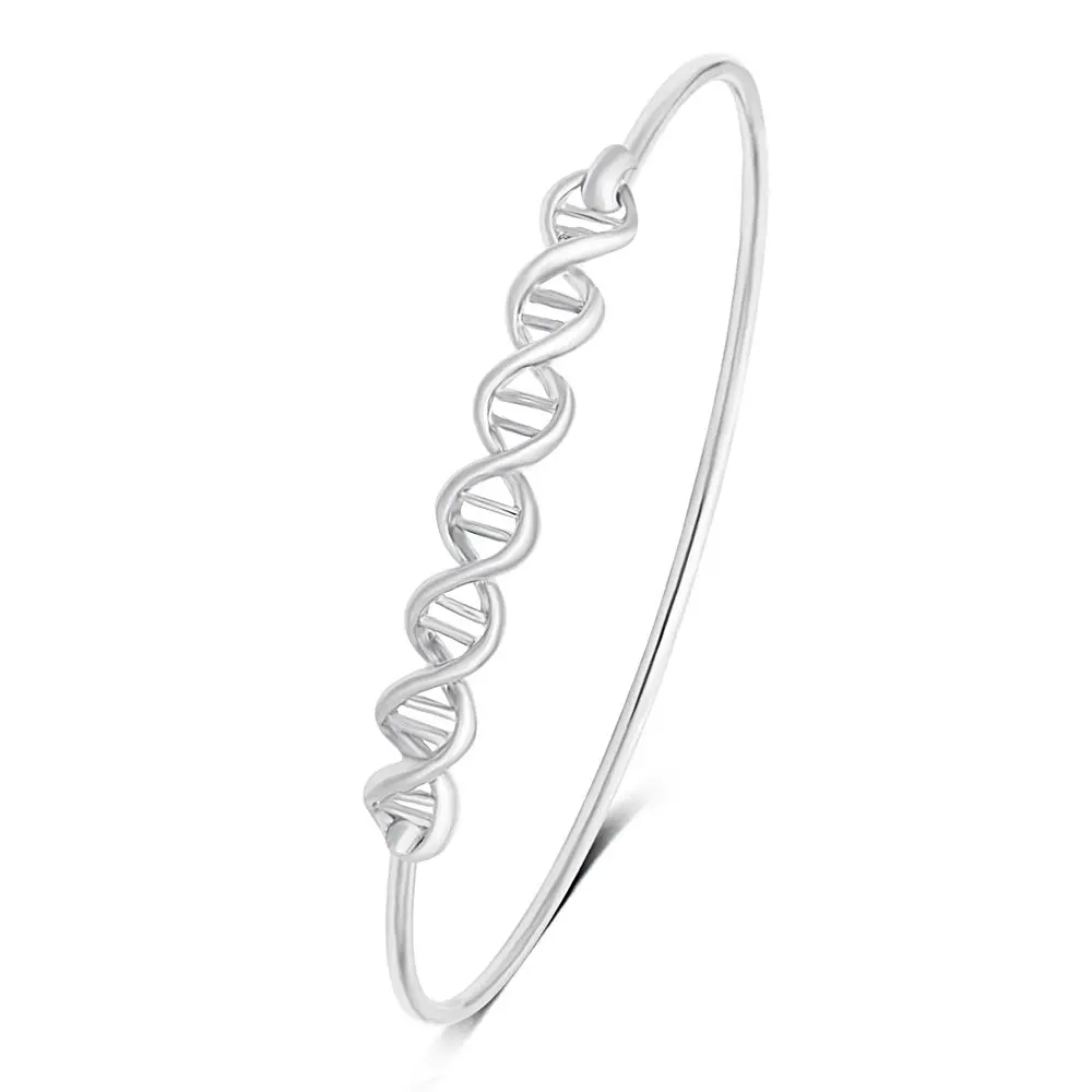 Spiral DNA Double Helix Chemistry Science Bangle Bracelet Molecule Bangle