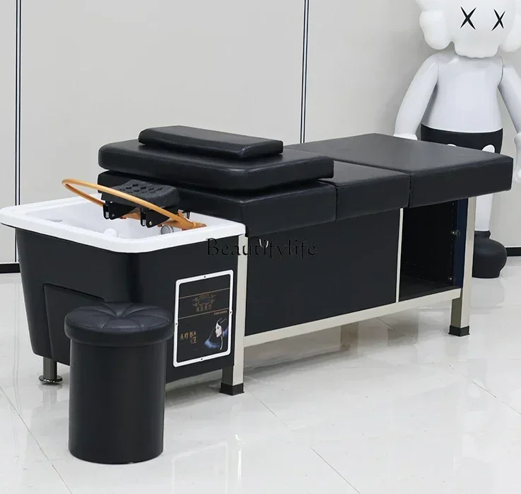 

FGTreatment Shampoo Chair Beauty Salon Special Water Circulation Fumigation Water Storage Integrated Bed