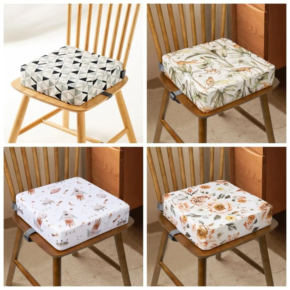 غطاء قابل للفصل لمقعد الأطفال مع وسادة مقاومة للانزلاق ومضادة للبقع، وسادة كرسي إسفنجية ناعمة وقابلة للتنفس