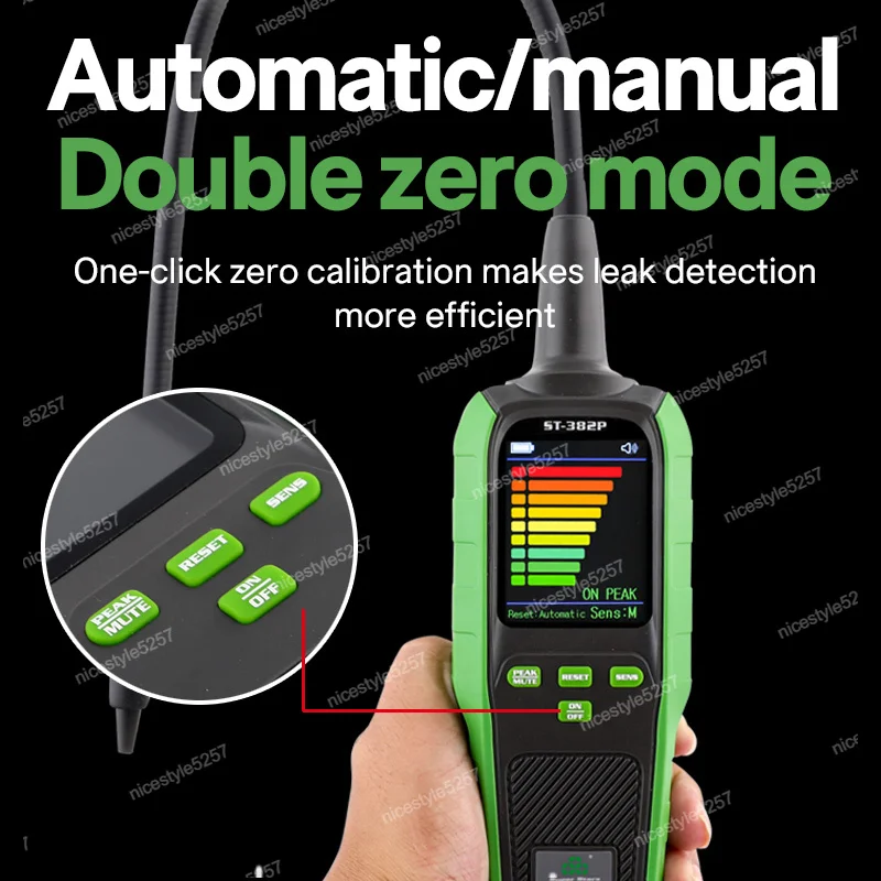 DSZH Super Stars ST-382P Refrigerant Leak Detector Air Conditioner Automotive Refrigerant Freon Leak Detector