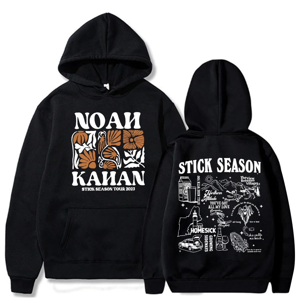 

Noah Kahan Hoodie Noah Kahan Stick Season Tour 2023 Hoodie Noah Kahan Merch Gift for Fan Pullover Tops Streetwear Unisex