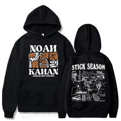 Noah Kahan Hoodie Noah Kahan Stick Saison Tour Hoodie Noah Kahan Merch Geschenk für Fan Pullover Tops Streetwear Unisex