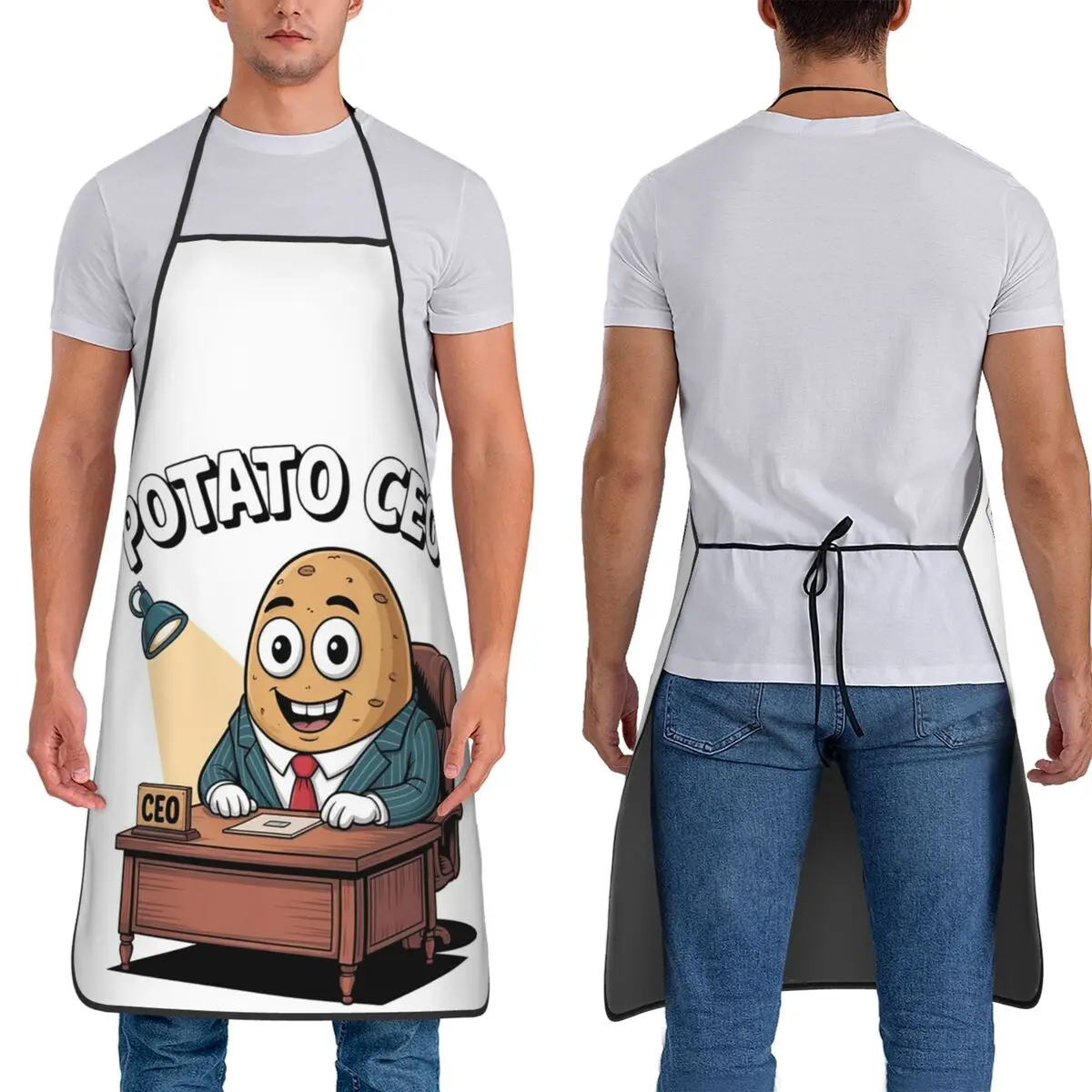 

Фартук для картофельного генерального генерала, шеф-повар, кулинария, выпечка, столб, водонепроницаемый нагрудник, кухонный сарафан для чистки для женщин и мужчин, садоводство