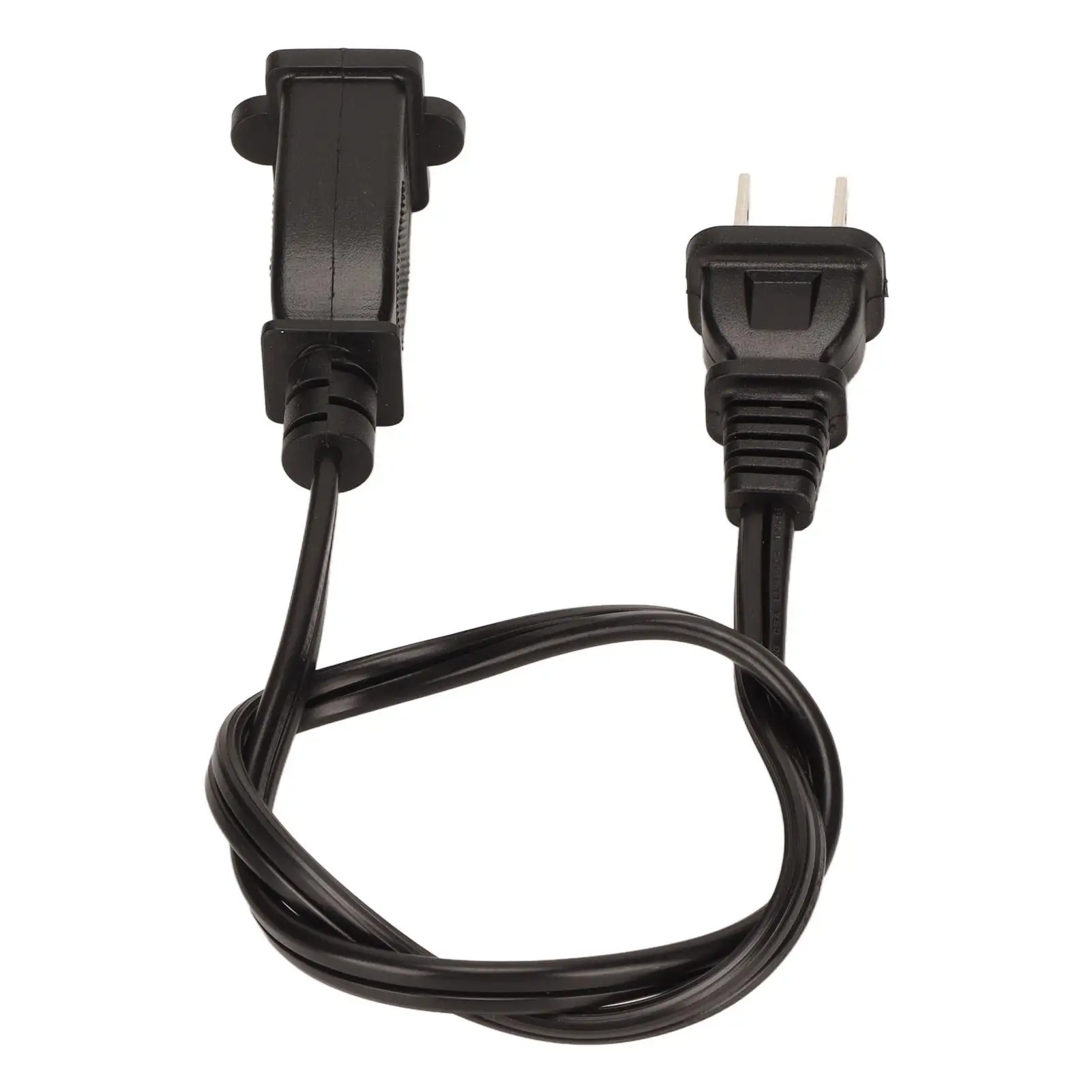 15P to 15R Waterproof Power Extension Cord - 2 Prong, Flame Retardant, US Plug, 125V, 19.7in