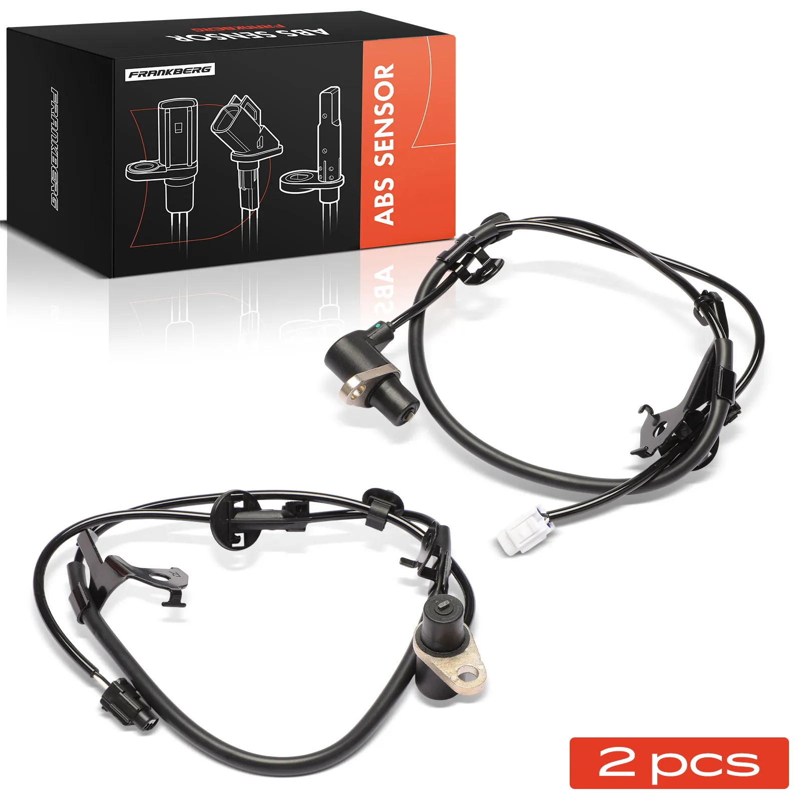 Frankberg 2x ABS Sensor Vorderachse Links Rechts für Toyota Yaris P1 1.0L-1.4L 1999-2005 895430D011 51084 894530D010 895420D011