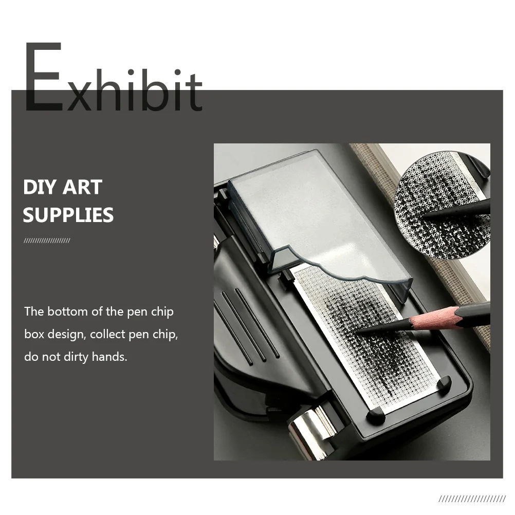 

Plastic Pencil Sharpener Sketch Drawing Tool Stationery Crayons Hand Lead Grinder Charcoal Writing Supplies Sharpening Pens Clip