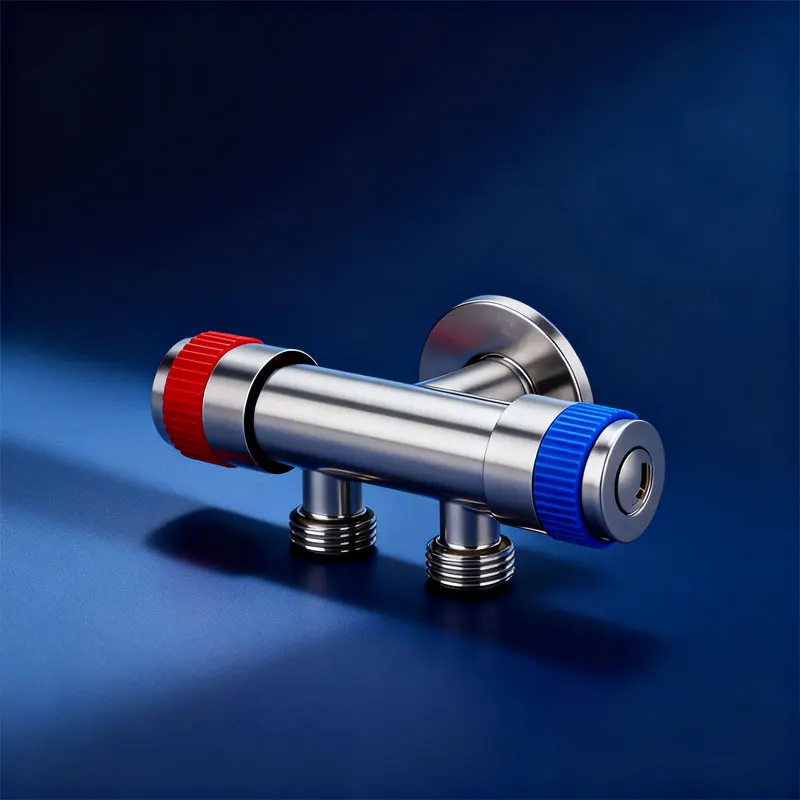 

Hot Cold Inlet Valve Stainless Steel Toilet Filling Angle Valves Sink Basin Water Heater Faucet for Kitchen Bathroom Accessories