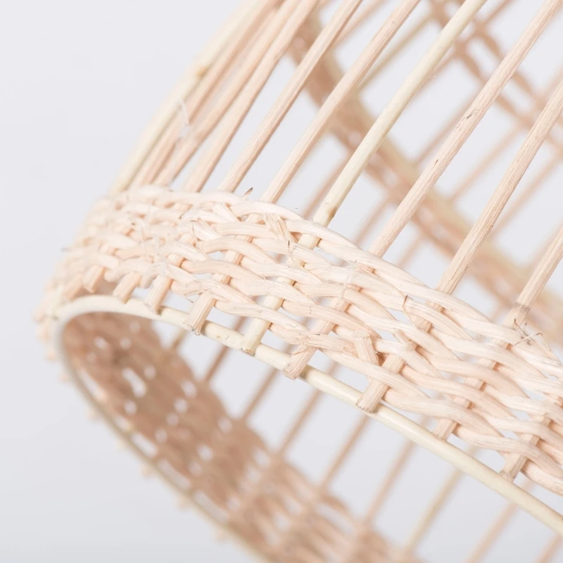 Abat-jour en rotin tissé, couvercle lampe Table, abat-jour suspendu pour lampe suspendue