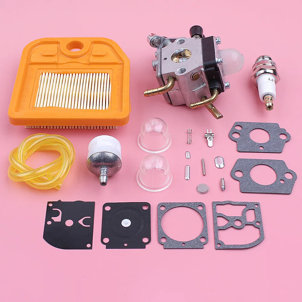 Carburetor Carb Repair Kit For Stihl HS81 HS81R HS81RC HS81T HS86 HS86R HS86T Air Fuel Filter Line Trimmer Replace Spare Part