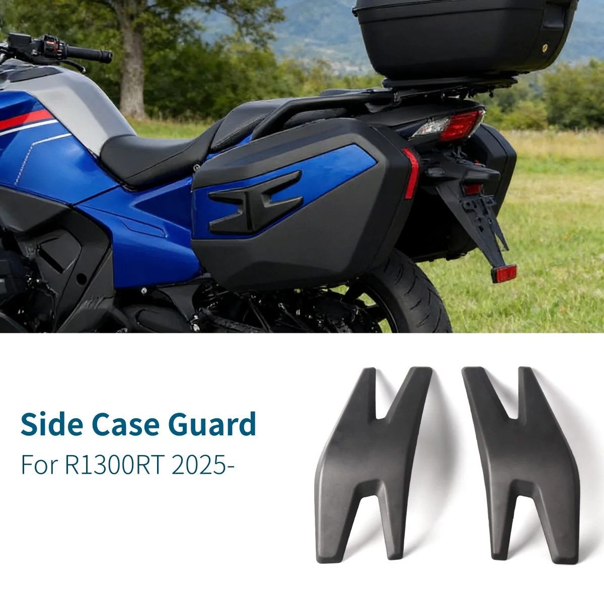 

Motorcycle Side Trunk Panel Fairing Guard For BMW R1300RT R 1300 RT r1300rt 2025 2026 TPU Side Case Impact ProtectIve Cover Trim