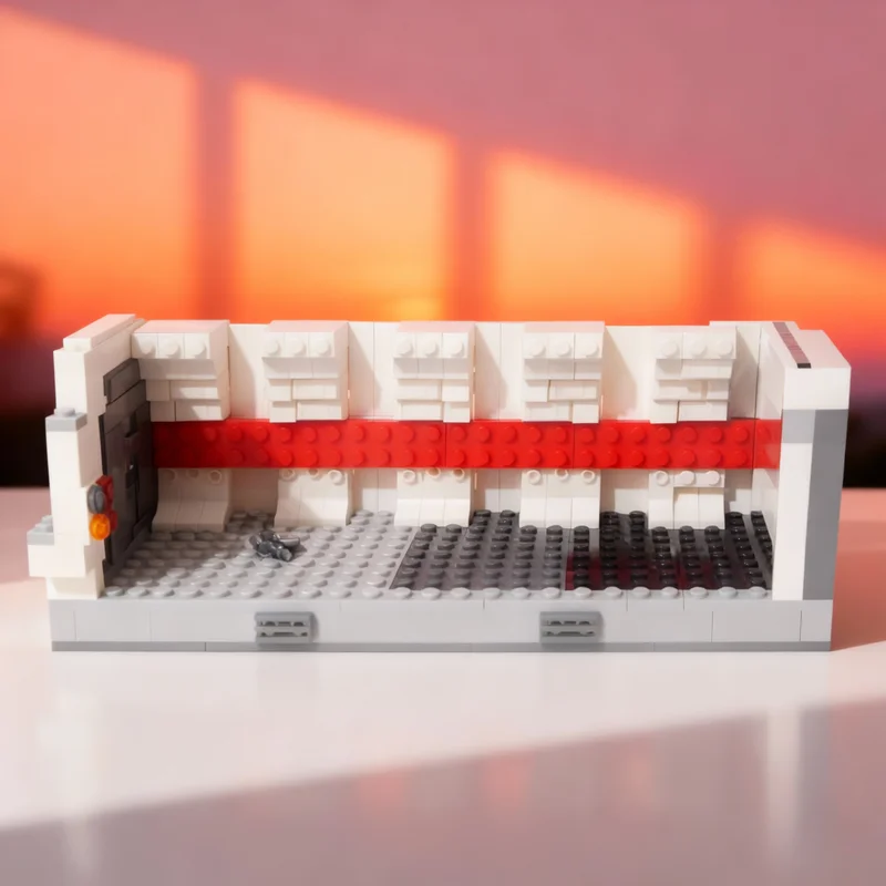 

402pcs MOC Star Battle Rogue One Hallway Side Diorama Model Building Blocks Architecture Christmas Gifts Idea Toys Brick