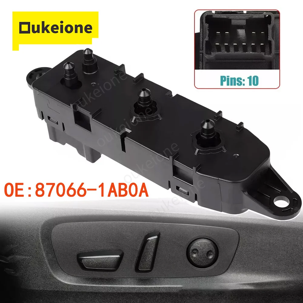 

87066-1AB0A передний левый переключатель сиденья для Nissan Altima Titan Pathfinder Murano 2009 2010 2011 2018 87081-3JA7A 87081-3JA7B