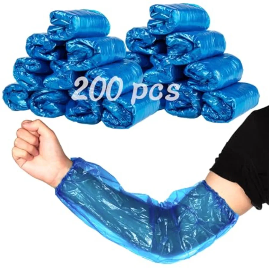 

Disposable Arm Sleeves Covers, Waterproof Oversleeves Covers for Painting Repairing Cleaning